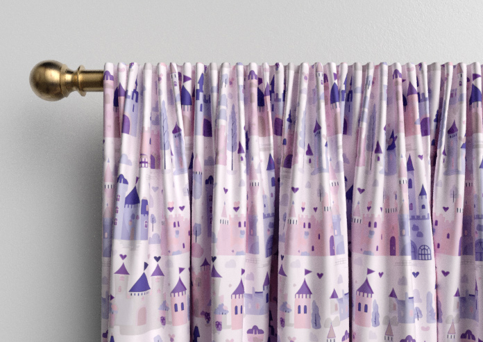 Magic Castle, Fairy Purple - Made to Measure Curtains - Image 9